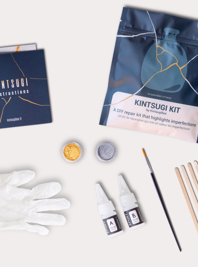 Kit de réparation Kintsugi - 2 couleurs